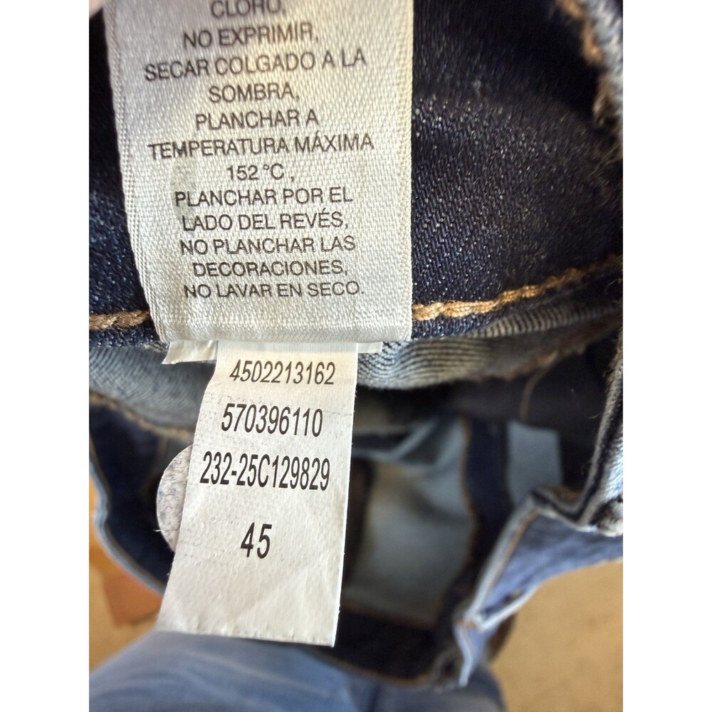 Chico's Perfect Stretch Girlfriend Slim Leg Ankle Jeans Sz 3 Dark Wash 16 - Picture 9 of 10